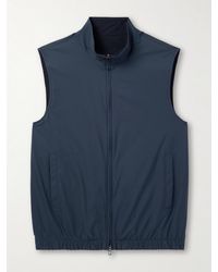 Loro Piana - Slim-Fit Reversible Storm System Windwish Twill And Wool Gilet - Lyst
