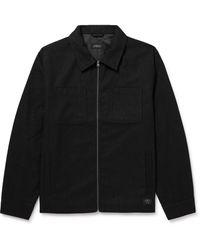 Saturdays NYC - Flores Metallic Pinstriped Felt Shirt Jacket - Lyst