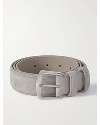 Loro Piana - 3.5Cm Suede Belt - Lyst