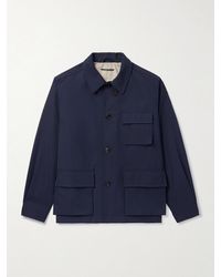 dunhill - Twill Shirt Jacket - Lyst