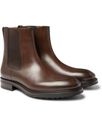tom ford python chelsea boots