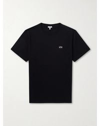 Loewe - Anagram-Embroidered Cotton-Jersey T-Shirt - Lyst