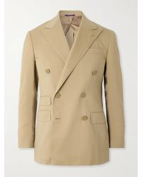 Ralph Lauren - Kent Double-breasted Wool Suit Jacket - Lyst