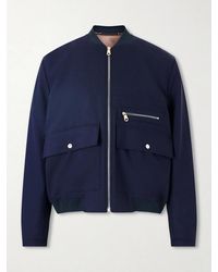 Paul Smith - Wool-Twill Bomber Jacket - Lyst