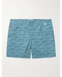 MR P. - Straight-leg Mid-length Printed Swim Shorts - Lyst