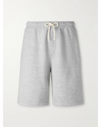 The Elder Statesman - Daily Cotton And Cashmere-Blend Jersey Shorts - Lyst