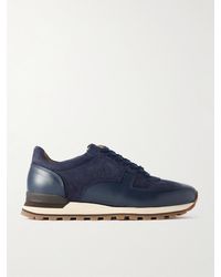 MR P. - Carlos Suede And Leather Sneakers - Lyst