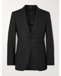 Tom Ford - Shelton Slim-Fit Sharkskin Wool-Blend Suit Jacket - Lyst
