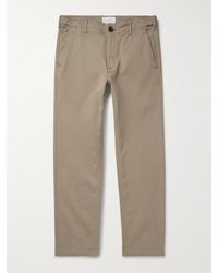 MR P. - Samuel Straight-Leg Cotton-Blend Twill Trousers - Lyst