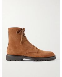Brunello Cucinelli - Polacco Suede Boots - Lyst