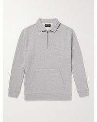Beams Plus - Cotton-Jersey Half-Zip Sweatshirt - Lyst