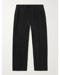 Orlebar Brown - Alex Tapered Linen Drawstring Trousers - Lyst