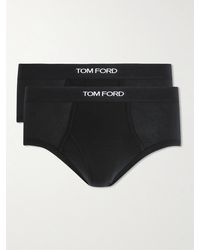 Tom Ford - Confezione da due slip in misto cotone e modal stretch - Lyst