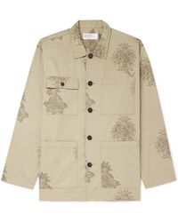 Universal Works - Printed Cotton-twill Shirt Jacket - Lyst