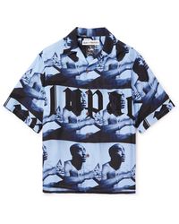 Wacko Maria - Tupac Camp-collar Printed Satin Shirt - Lyst
