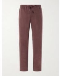 Canali - Straight-Leg Lyocell Drawstring Trousers - Lyst
