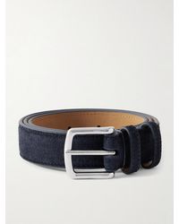 George Cleverley - 3Cm Suede Belt - Lyst