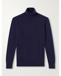 Piacenza 1733 - Turtleneck Wool And Cashmere-blend Sweater - Lyst