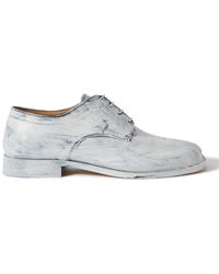 Maison Margiela Tabi Split-toe Rubber Derby Shoes in White for Men - Lyst