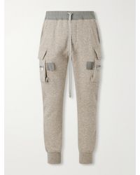 Rick Owens - Mastodon Tapered Wool And Cotton-Blend Jersey Sweatpants - Lyst