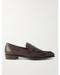 George Cleverley - George Full-grain Leather Penny Loafers - Lyst