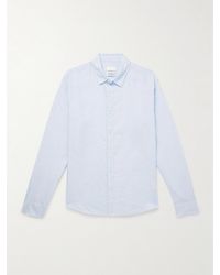 Club Monaco - Luxe Pinstriped Linen Shirt - Lyst