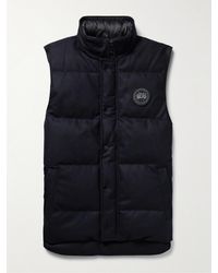 Canada Goose - Garson Quilted Dynaluxe Recycled Wool-blend Down Gilet - Lyst