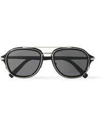 Dior - Diorblacksuit A4U Aviator-Style Acetate And-Tone Sunglasses - Lyst