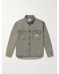 Carhartt - Tigan Button-Down Collar Denim Shirt Jacket - Lyst
