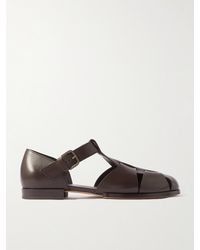 Tod's - Woven Leather Sandals - Lyst