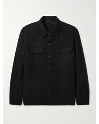 Ralph Lauren - Basketweave-Knit Cashmere Shirt Jacket - Lyst
