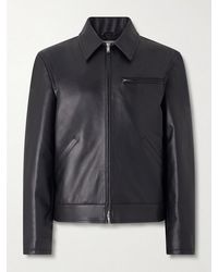 Jil Sander - Leather Blouson Jacket - Lyst