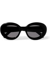 Celine - Oval-Frame Acetate Sunglasses - Lyst