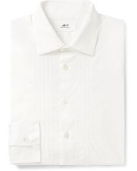 MR P. - Cutaway-collar Embroidered Cotton-poplin Tuxedo Shirt - Lyst