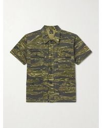 Orslow - Camouflage-print Cotton-riptop Shirt - Lyst