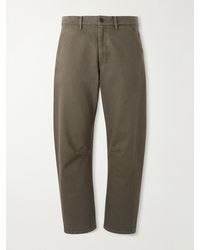 Nili Lotan - Emir Straight-Leg Cotton-Blend Twill Trousers - Lyst