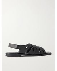 John Lobb - Seaford Full-Grain Leather Sandals - Lyst