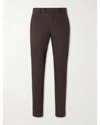 Slowear - Tapered Stretch-cotton Trousers - Lyst