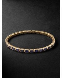 SHAY - Tennisarmband aus 18 Karat Gold mit Saphiren - Lyst