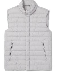 Herno - Lo Smanicato Slim-fit Padded Quilted Nylon Gilet - Lyst