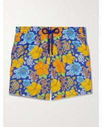 Vilebrequin - Moorea Straight-Leg Mid-Length Printed Econyl Swim Shorts - Lyst