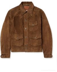 RRL - Suede Jacket - Lyst