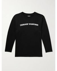 Liberal Youth Ministry - Printed Cotton-Jersey T-Shirt - Lyst