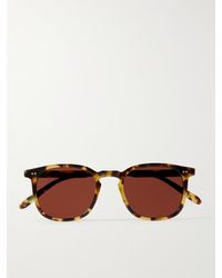 Garrett Leight - Ruskin Square-frame Tortoiseshell Acetate Sunglasses - Lyst