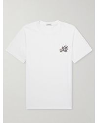 Moncler - Logo-Appliquéd Cotton-Jersey T-Shirt - Lyst