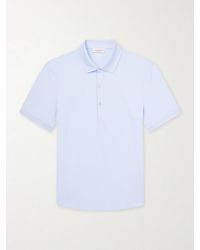Orlebar Brown - Bruno Cotton-Piqué Polo Shirt - Lyst