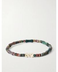 Luis Morais - 14-Karat Agate Beaded Bracelet - Lyst