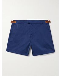 ZEGNA - Straight-leg Mid-length Swim Shorts - Lyst