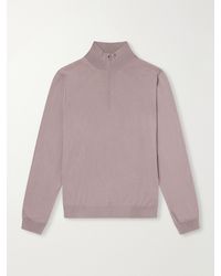 Slowear - Zanone Flexwool Half-Zip Sweater - Lyst