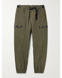 WTAPS Tapered Belted Nylon Cargo Trousers - Green